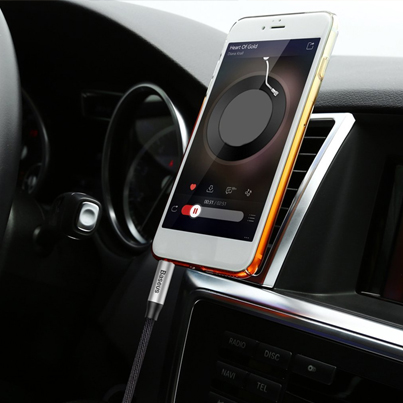 AUX аудио кабель Baseus 1,5 м Красный