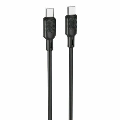 Кабель Type-C to Type-C Gurdini Braided Data Cable 20V/3A 60W 1m, черный