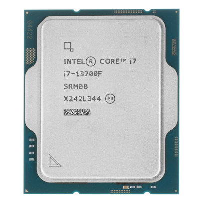 Процессор Intel Core i7-13700F, 2.1 ГГц (Turbo 5.20 ГГц), LGA1700, OEM (CM8071504820806S)