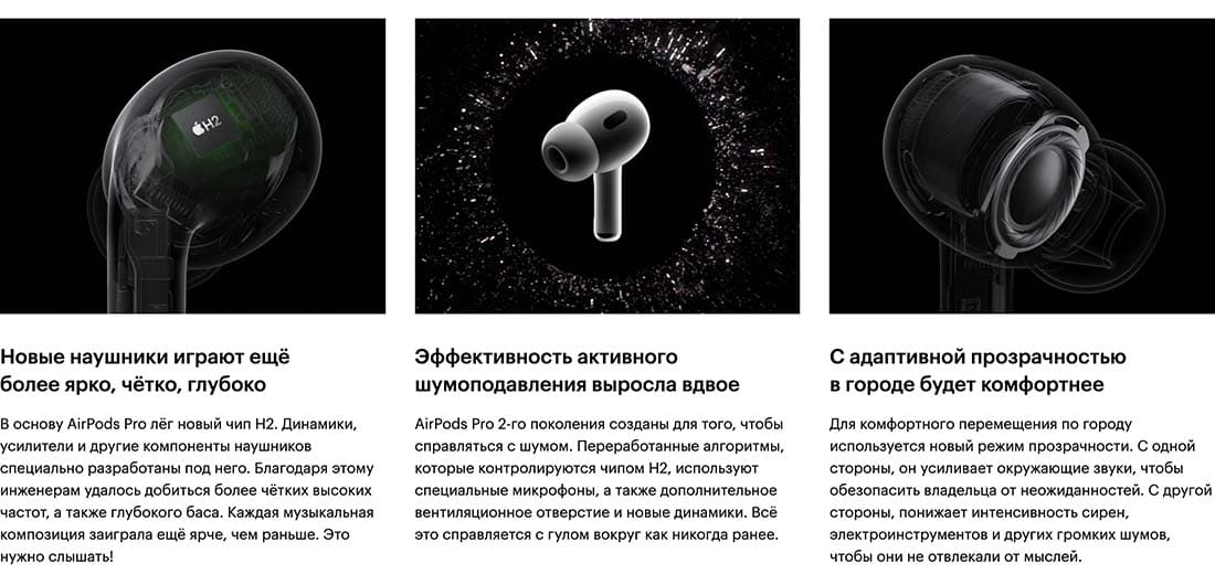 Apple AirPods Pro 2 в Перми Apple AirPods Pro 2