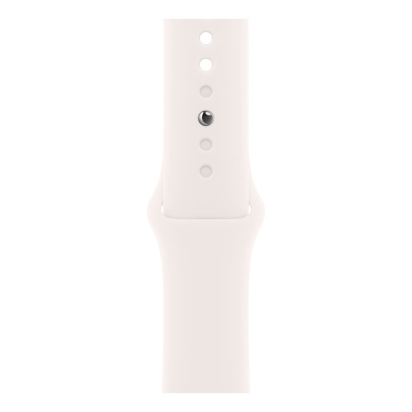 Apple Watch Series 10, 42 мм корпус из алюминия цвета «Rose Gold», ремешок Sport Band размера S/M цвета «Light Blush»