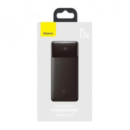 Внешний аккумулятор Baseus 30000mAh Bipow Digital Display PoВтer Bank 15Вт PPDML-K01 (PPBD30) Чёрный