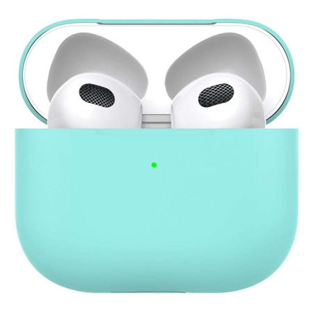Силиконовый чехол для AirPods 3 Deppa Ultra Slim (47325) Мятный