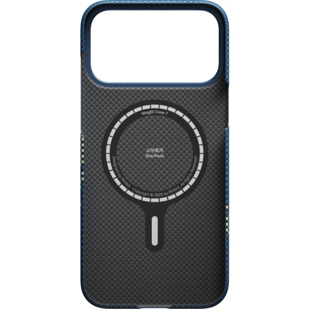 Чехол для iPhone 17 Pro Max Pitaka Starpeak Ultra-Slim Case (Milky way galaxy) (Kl1701MPM) Cиний