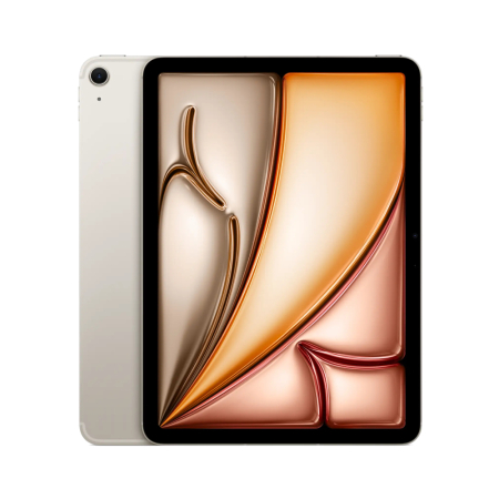 Apple iPad Air 11" (M2, 2024, 6 gen) Wi-Fi + Cellular 512Gb Starlight, «сияющая звезда»
