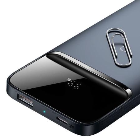 Внешний аккумулятор Baseus 10000mAh Magnetic Wireless Quick Charging Power Bank 20Вт PPMT-03 (PPCXW10-X) Синий