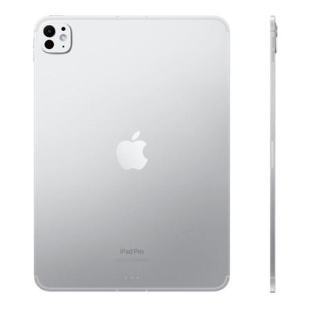 Apple iPad Pro 11" (M4, 2024, 7 gen) Wi-Fi + Cellular 1Tb, нанотекстурное стекло, Silver, серебристый