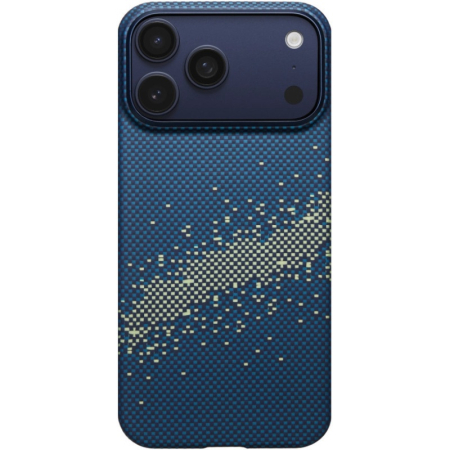 Чехол для iPhone 17 Pro Max Pitaka Starpeak Ultra-Slim Case (Milky way galaxy) (Kl1701MPM) Cиний