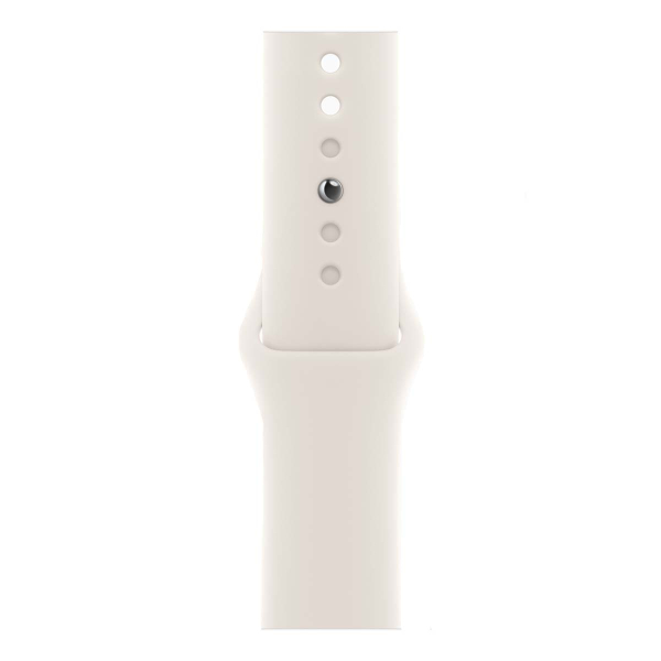 Apple Watch SE 3 (2025), 44 мм корпус из алюминия цвета «Starlight», ремешок Sport Band размера M/L цвета «Starlight»