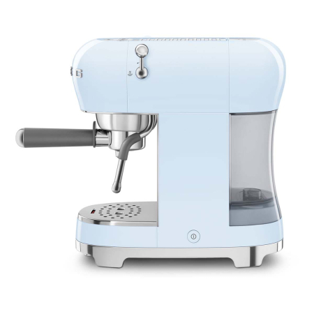 Кофемашина эспрессо SMEG 50s style (ECF02PBEU) Пастельный голубой