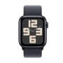 Apple Watch SE (2024), 44 мм корпус из алюминия цвета «Midnight», ремешок Sport Loop цвета «Ink»