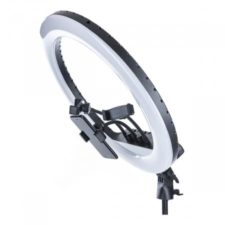 Кольцевая лампа 45 см с пультом д/у, тремя держателями телефона (RL-18)