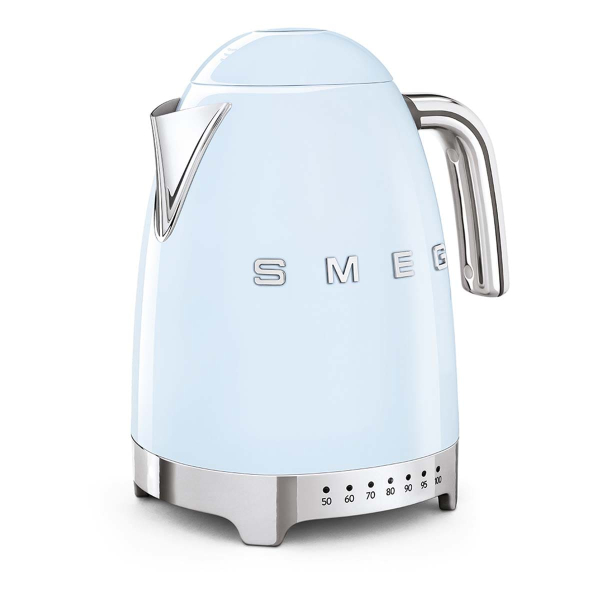Чайник электрический с регулируемой температурой SMEG 50s style (KLF04PBEU) Пастельный голубой