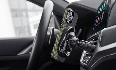 Чехол для iPhone 14 Pro Max Pitaka Fusion Weaving MagEZ Case 3 кевлар (арамид) (FO1401PM) Overture