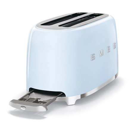Тостер на 4 ломтика SMEG 50s style (TSF02PBEU) Пастельный голубой