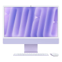 Apple iMac 24" (M4 10C CPU, 10C GPU, 2024) Retina 4,5K, 16Gb, 512Gb SSD (MWV73) Purple, фиолетовый