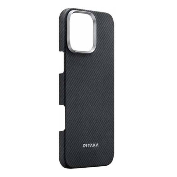 Арамидный чехол для iPhone 16 Pro Max с MagSafe Pitaka Ultra-Slim Case (KI1601NOP) Чёрный