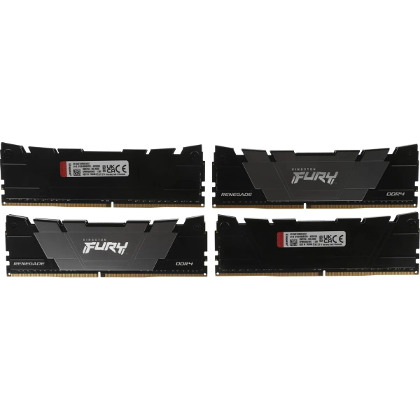 Оперативная память Kingston Fury Renegade Black KF436C16RB2K4/32 DDR4 32GB 3600MHz CL16 DIMM 4x8
