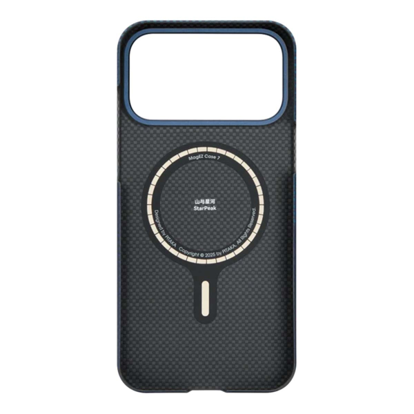 Чехол для iPhone 17 Pro с MagSafe Pitaka Ultra-Slim Case (Over the horizon) Синий