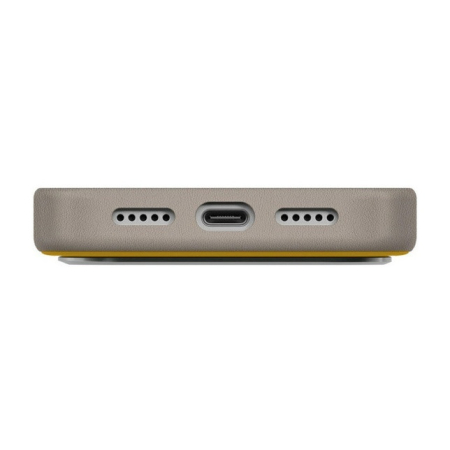 Чехол для iPhone 17 Pro с MagSafe UNIQ DS LYDEN (IP6.3P(2025)-LDSCYELFGRY) Желто-серый