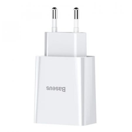 Зарядное устройство Baseus Speed Mini Dual USB Charger 10,5Вт TC-012 (CCFS-R02) Белый