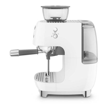 Кофемашина эспрессо со встроенной кофемолкой SMEG 50s style (EGF03WHEU) Белый
