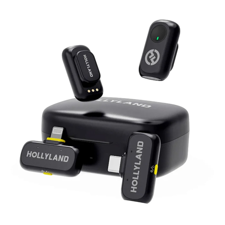 Микрофон Hollyland Lark A1 Combo Black, чёрный