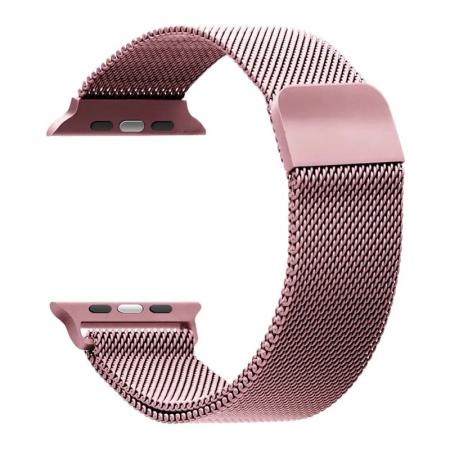 Металлический ремешок COTEetCI Milanese Mesh Bracelet (Миланская петля) для Apple Watch 42/44 мм Rose Gold, розовое золото