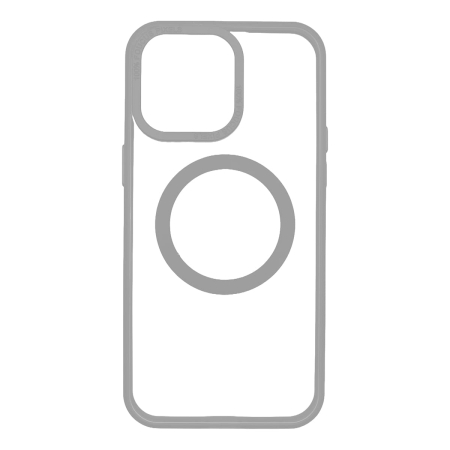 Чехол Perfect Case MagSafe для Apple iPhone 15 Pro Max Прозрачный Белый