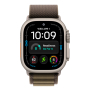 Apple Watch Ultra 4, 49 мм корпус из титана цвета «Natural», ремешок Alpine Loop цвета «Dark Olive» размера S