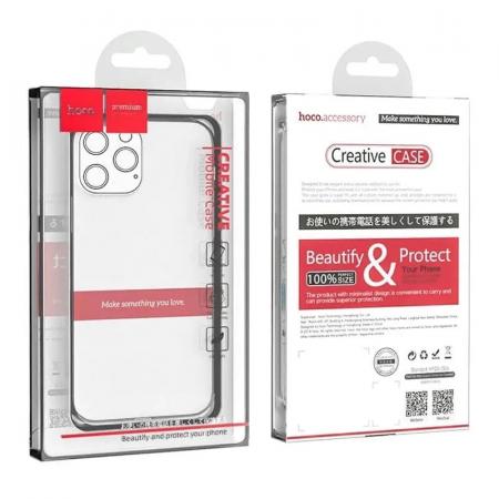 Чехол hoco. Creative Case силиконовый ультратонкий для Apple iPhone 13 Pro Max Белый